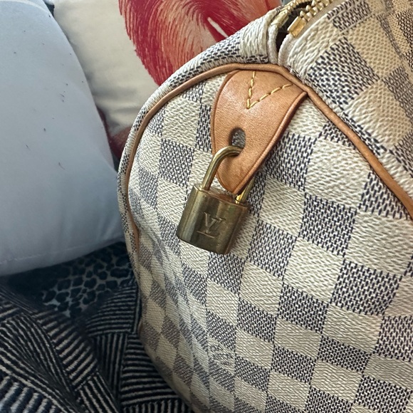 Louis Vuitton Speedy 35 Damier Azur - Picture 9 of 10